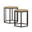 Ensemble de 2 tables gigognes