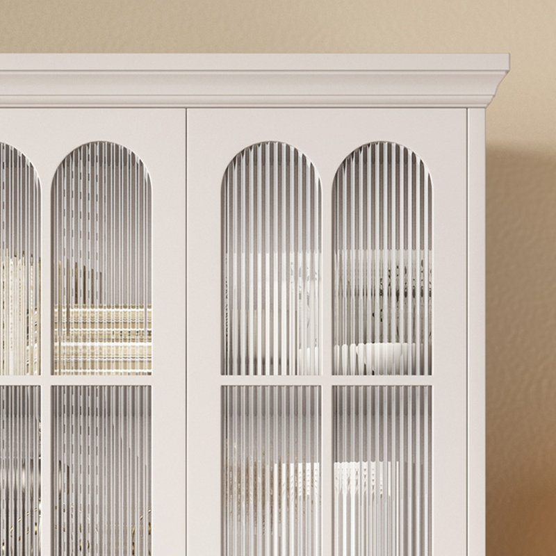 Modern minimalist style bookcase, White