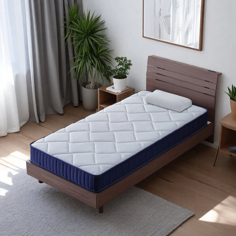 6 Inch Twin Medium Firm Hybrid Mattresses With Certipur-us Certified Foam, Twin