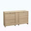 Commode à 9 tiroirs en rotin-974886171