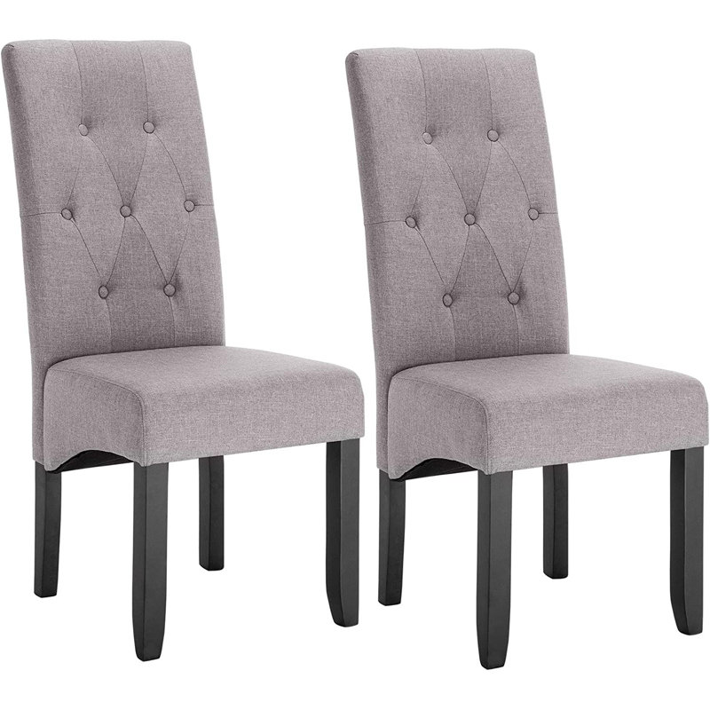 Brophy Upholstered Dining Chair, Grey