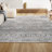 Naia Berber Geometric Stripe Cream/Gray Rug-1006867067
