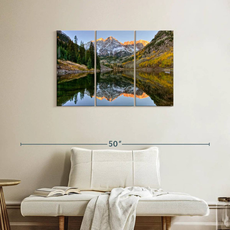 Alvord Maroon Bells Autumn Glow, H 24 po x l 38 po