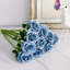 Rose artificiel 10 pièces Bouquet de fleurs ouvertes Faux roses pour arrangement de mariage-100696760