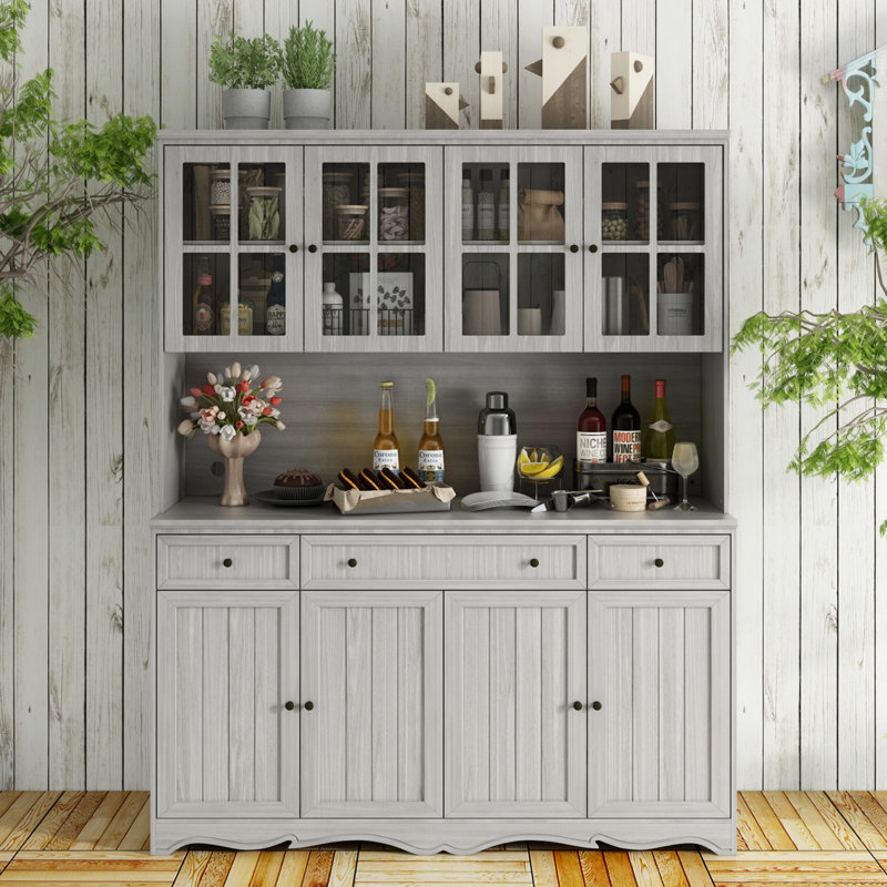 Armoire de cuisine avec 3 tiroirs Atreo H 75,9 po x l 61,2 po x P 18,1 po