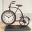 Numerical Steel Quartz movement / Crystal Tabletop Clock in Black