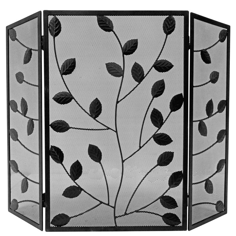 3 Panel Steel Fireplace Screen