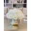 White Large Real Touch Flower Arrangement Dining Table Centerpiece