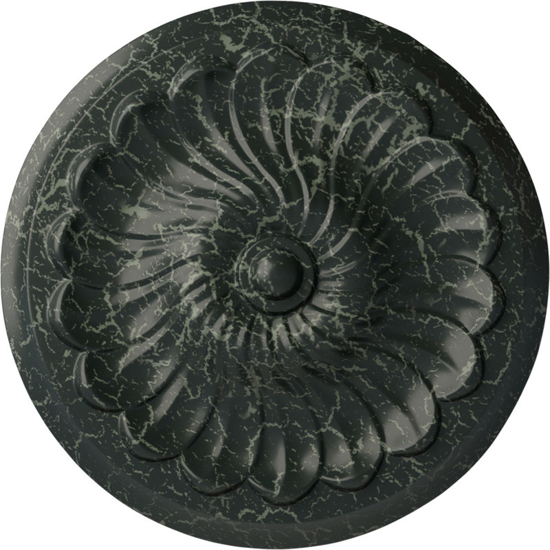 Plafonnier spirale Endurathane, Tortue peinte craquelé