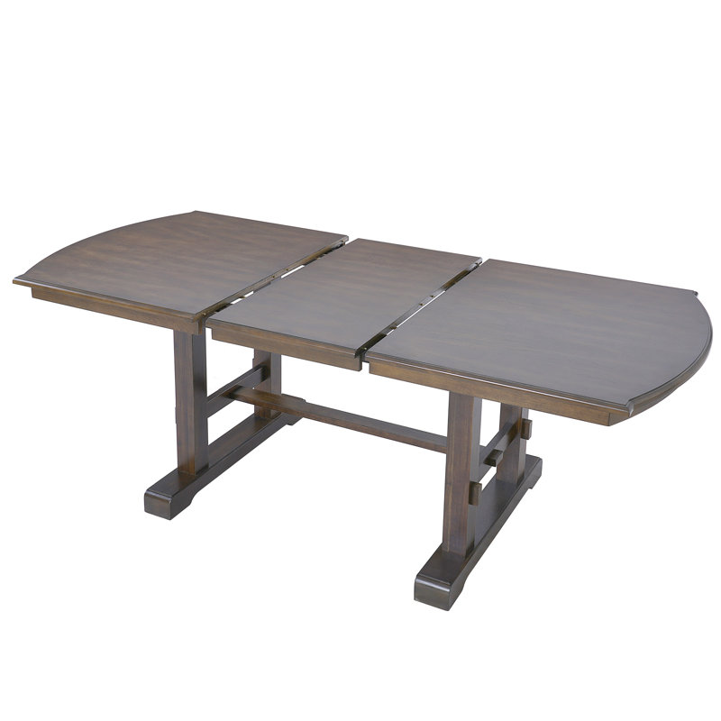 Ensemble de table de salle à manger 6 pièces, Beige, Brun