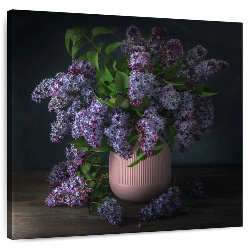 Bouquet Harnek lilas mauve, H 20 po x l 20 po
