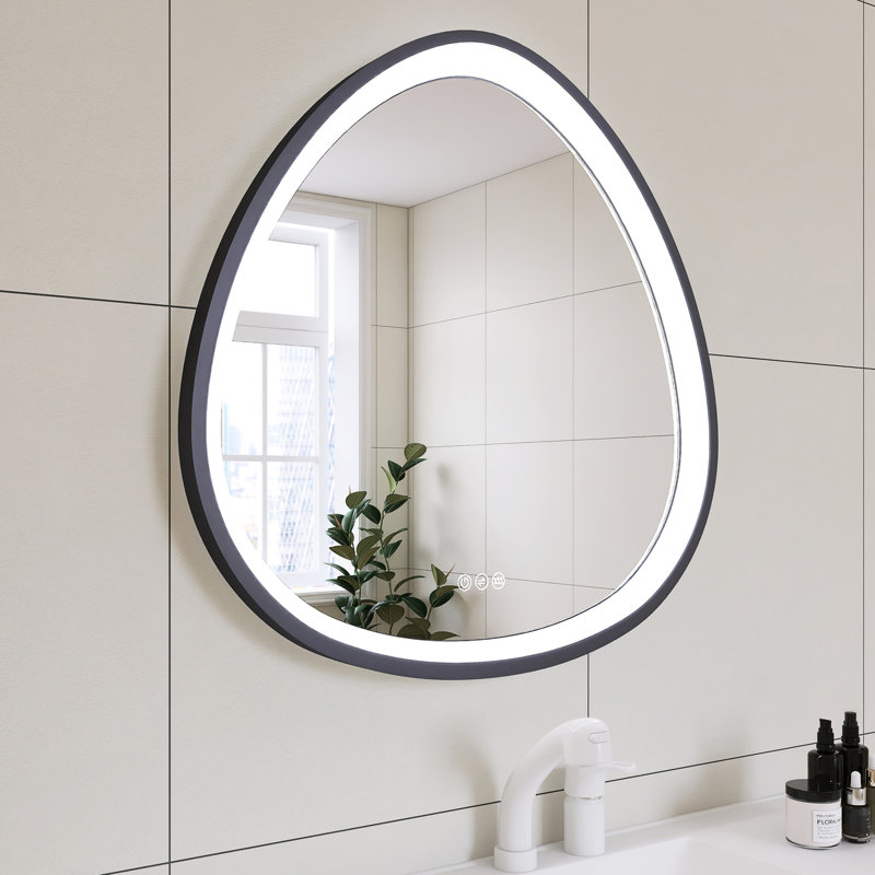 Miroir de salle de bain à DEL à intensité variable Fog