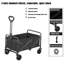 Foldable Camping Garden Wagon Cart ,Load 150kg