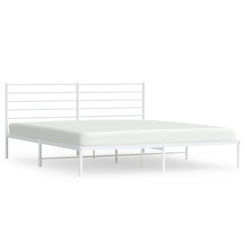 Makahla Bed, White, 150 x 200cm 