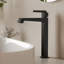 Robinet de salle de bain vasque à un trou avec ensemble de drain, robinet de lavabo de salle de bain à poignée simple-124954740