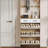 Traditional-Style High Locker with Ample Storage, Adjustable Shelves, and Easy Assembly, Ideal for Modern Living in Small Spaces-962450940