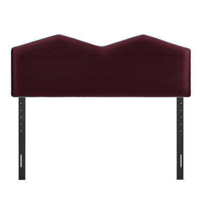 Cosette Performance Velvet Full Size Headboard In Mulberry