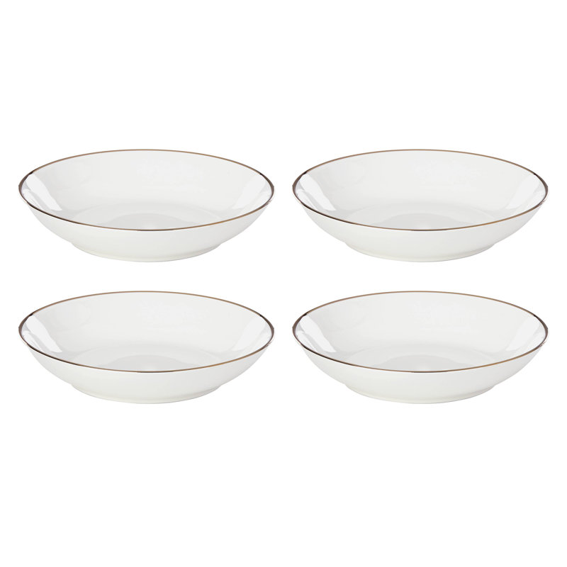 Lenox Trianna Pasta Bowls, Set of 4, White