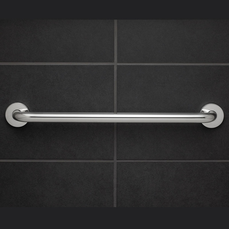 Barre d'appui Neo, Nickel brossé, 24 po