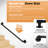 3' Black Iron Wall Handrail-123106861