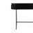 Hokku Designs Ribbed Natural Mango Wood And Metal Cabinet, 45X30