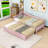 Upholstered Twin L-Shaped Daybed with Pop-Up Twin Trundle, Convertible Twin to King-907841835