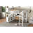 Versatile Metal Loft Bed With Integrated Storage Cubes, Shelves And Functional L - Shaped Desk Suitable For All Ages And Small Spaces