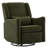 Swivel Recliner Chair with Pillow-1135592256