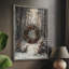 Christmas Holiday Art DCXVI Framed Print - Solid Wood-1921840348