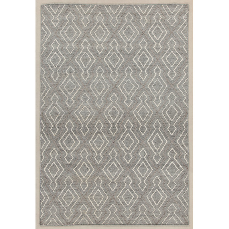 Leuca Geometric Hand Woven Area Rug, Rectangle 140 x 200cm