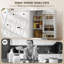Buffet 54 po, armoire de cuisine, blanc
