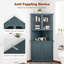 Armoire d'appoint avec tablette ouverte Abdusalam H 70,9 po-2142763131