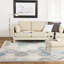 Tapis géométrique gris / bleu-92566426
