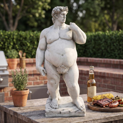 Statue de jardin géante David