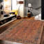 Mahal Hand Knotted Wool Oriental Area Rug in Rose/Navy
