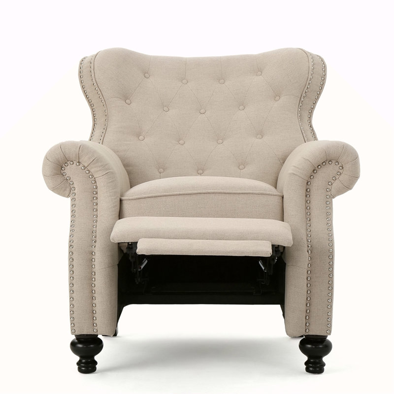 Fauteuil inclinable, Tissu blanc