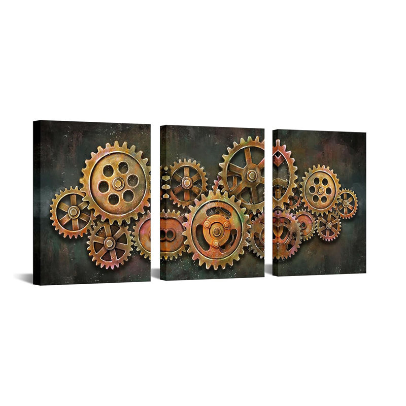 3 Piece Wrapped Canvas Set