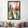 Point Of Attraction by Amira Rahim - Floater Frame Painting on Canvas