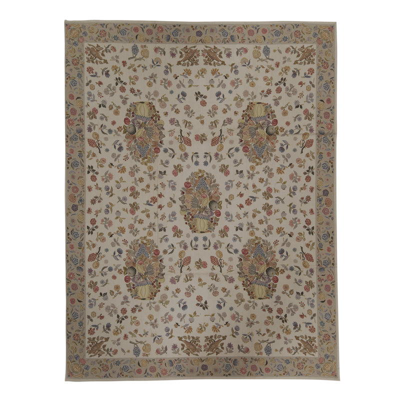 Flatweave Wool Oriental Area Rug