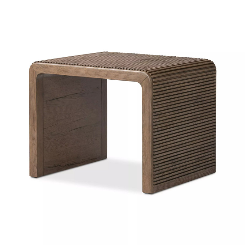 Leo End Table, Brown