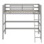 Lit mezzanine en bois avec échelle-1867699107