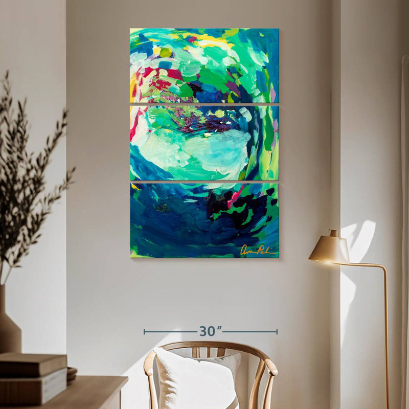 Avery Calico, 65" H x 42" W