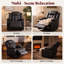 Fauteuil inclinable électrique pivotant avec fonction mémoire, rotation de 320 °, bascule douce, accoudoirs réglables et support pour téléphone-2106589114