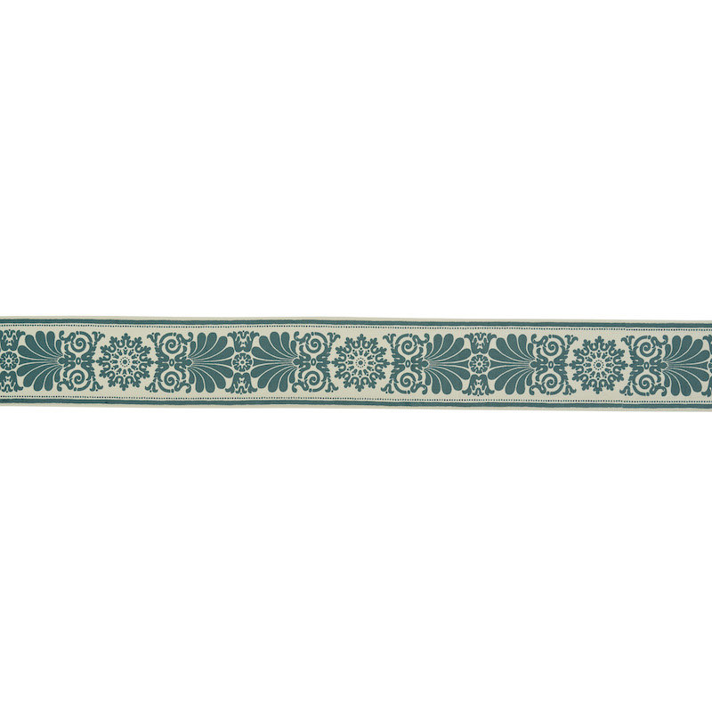 Schumacher x Jill Lasersohn Yvonne Tape, Peacock