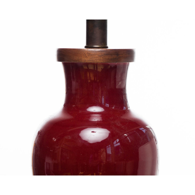Gabrielle Table Lamp, Pinot Red