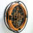 THE GEARS CLOCK Wall Clock with Real Moving Gears PO-LI_ 18 in Round WOOD-BLACK