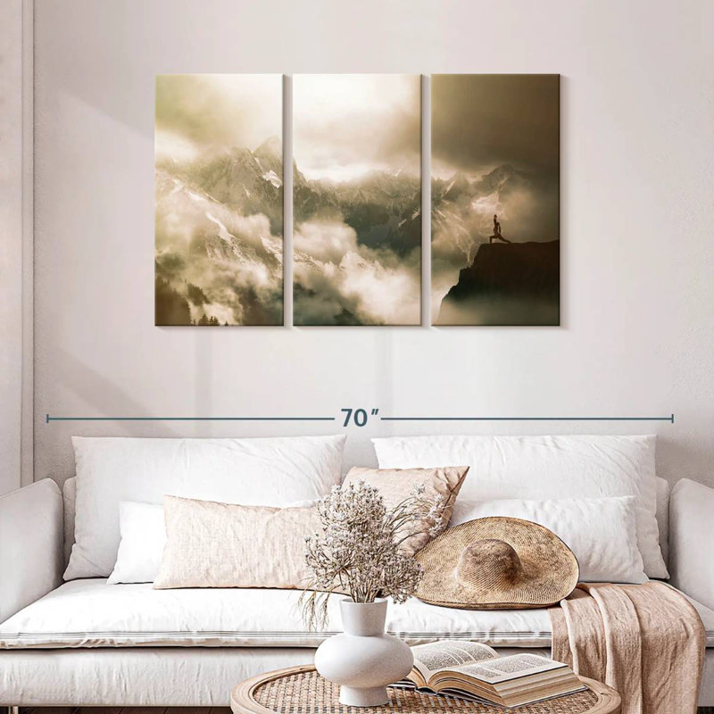 Alvord Yoga On The Alps, 28" H x 45" W