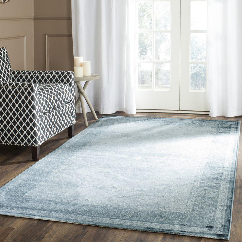 Walston Viscose Pile Oriental Rug, Rectangle 4' x 5'7"