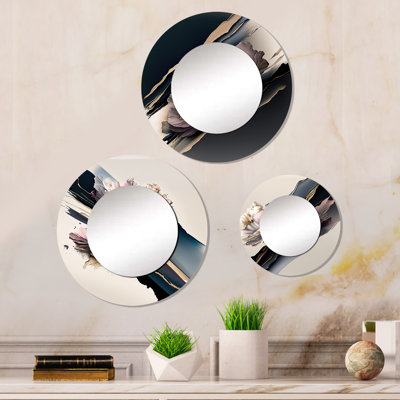 Ellon Metal Round Mirror