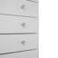 SlayStation 6 Drawer Makeup Vanity Storage Unit with Crystal lux drawer knobs for Modern Home Decor-714556107